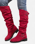 MARANO | Women’s Solid Boots – Refined Platform Sophistication