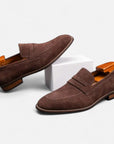 MARANO | Men’s Penny Loafers – Top Layer Cowhide Elegance