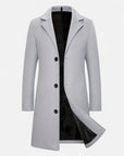 MARANO | Men’s Single-Breasted Coat – Timeless Tweed Sophistication