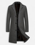 MARANO | Men’s Single-Breasted Coat – Timeless Tweed Sophistication
