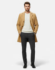 MARANO | Men’s Single-Breasted Coat – Timeless Tweed Sophistication