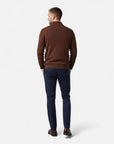 MARANO | Men’s Half-Zip Sweater – 100% Cashmere Elegance