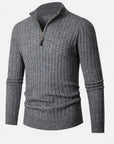 MARANO | Men’s Knit Sweater – Classic Half-Zip Sophistication
