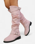 MARANO | Women’s Solid Boots – Refined Platform Sophistication
