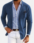 MARANO | Men’s Knitted Blazer – Refined Casual Elegance