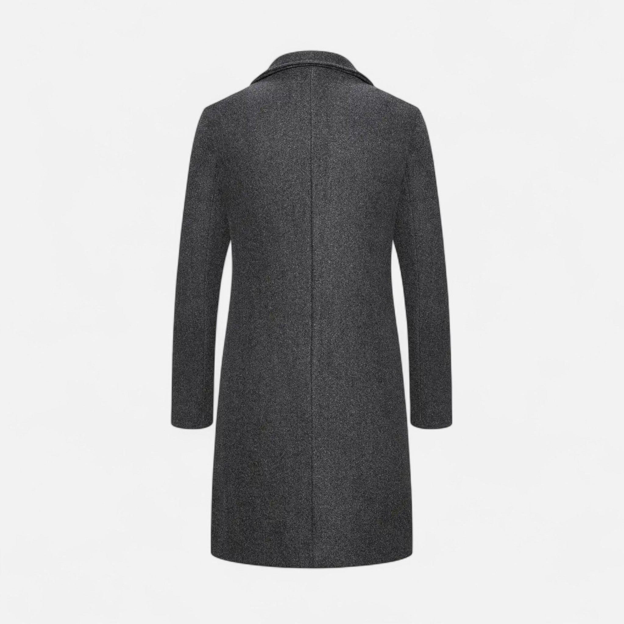 MARANO | Men’s Single-Breasted Coat – Timeless Tweed Sophistication