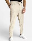 MARANO | Men’s Knit Trousers – Refined Waffle Texture