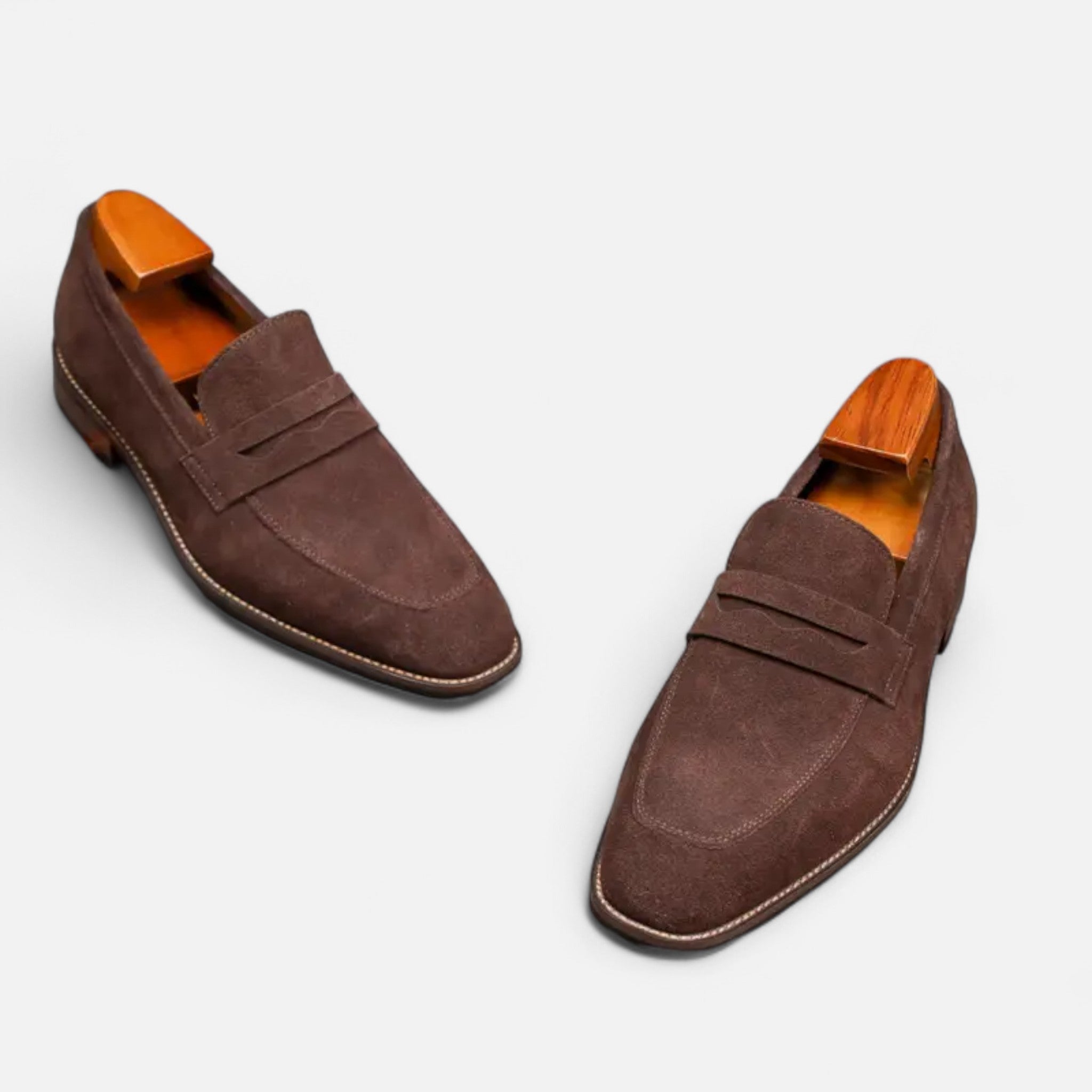 MARANO | Men’s Penny Loafers – Top Layer Cowhide Elegance