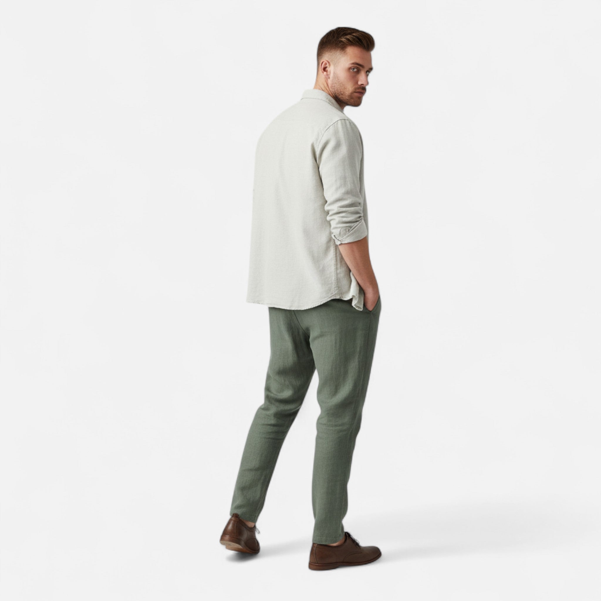 MARANO | Men’s Linen Trousers – Riviera Summer Elegance