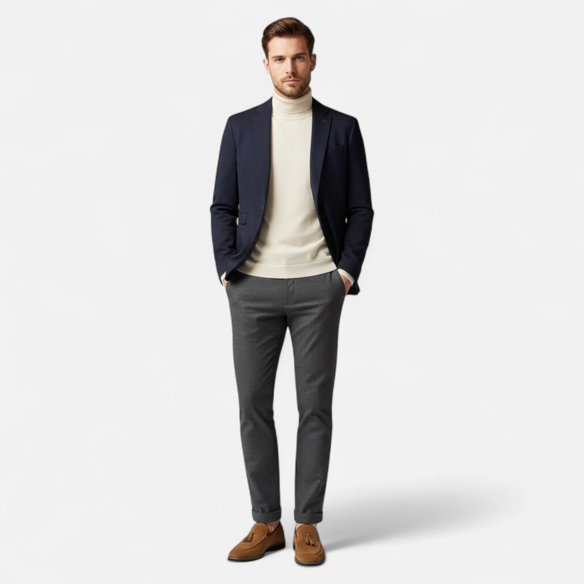 MARANO | Men’s Tassel Loafers – Classic British Sophistication