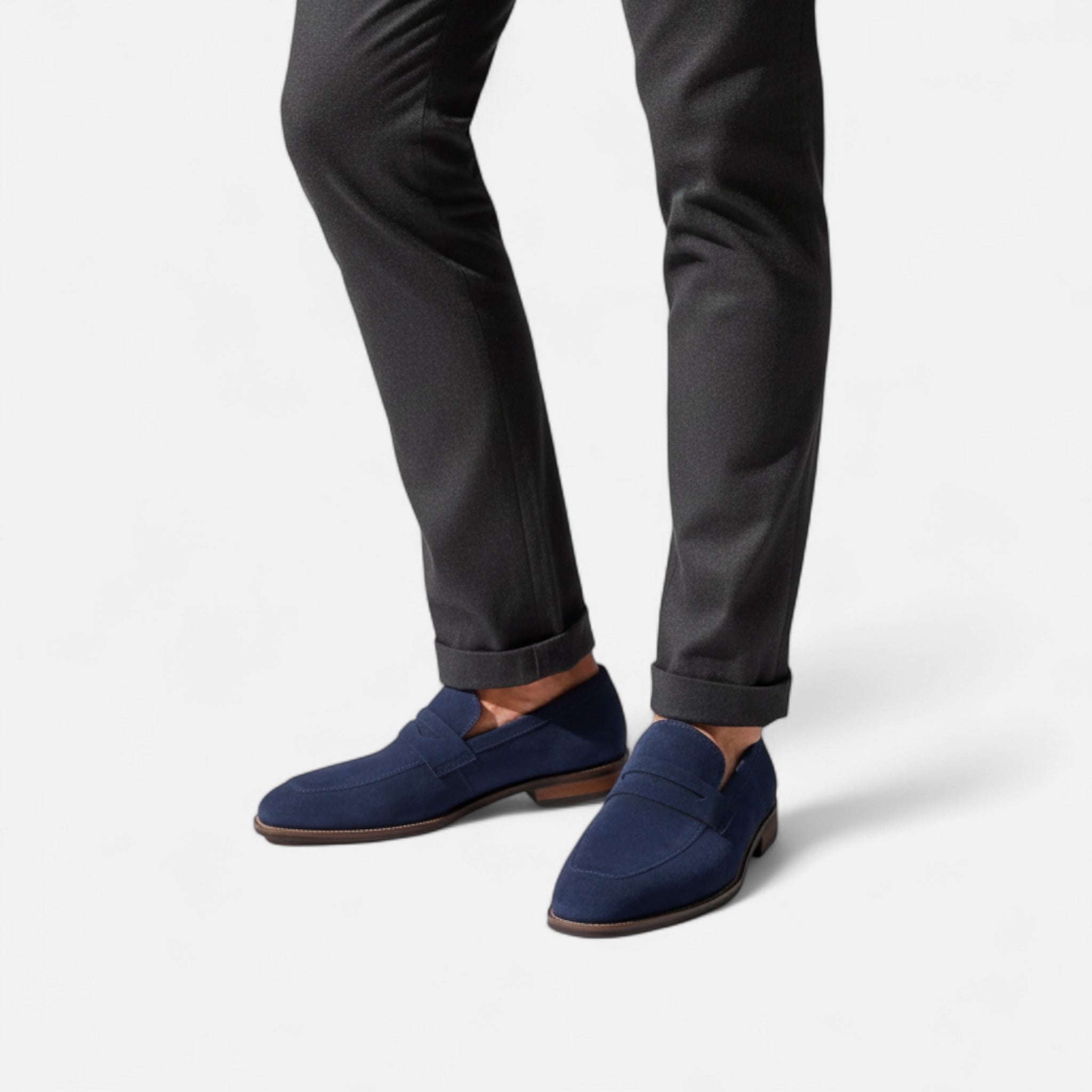 MARANO | Men’s Penny Loafers – Top Layer Cowhide Elegance