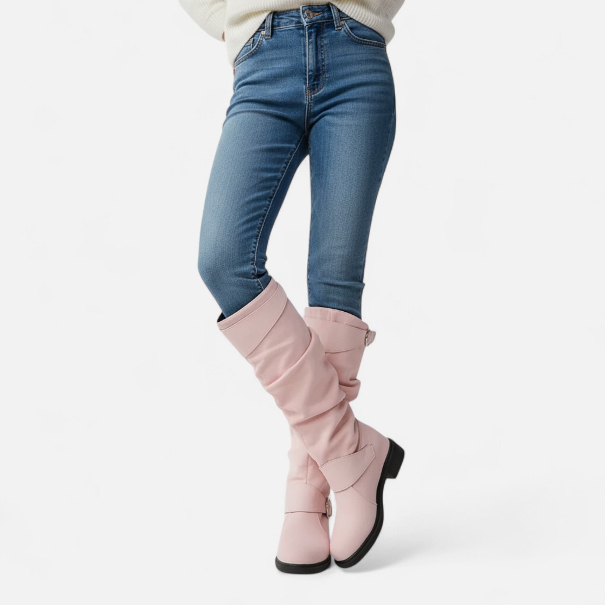 MARANO | Women’s Solid Boots – Refined Platform Sophistication