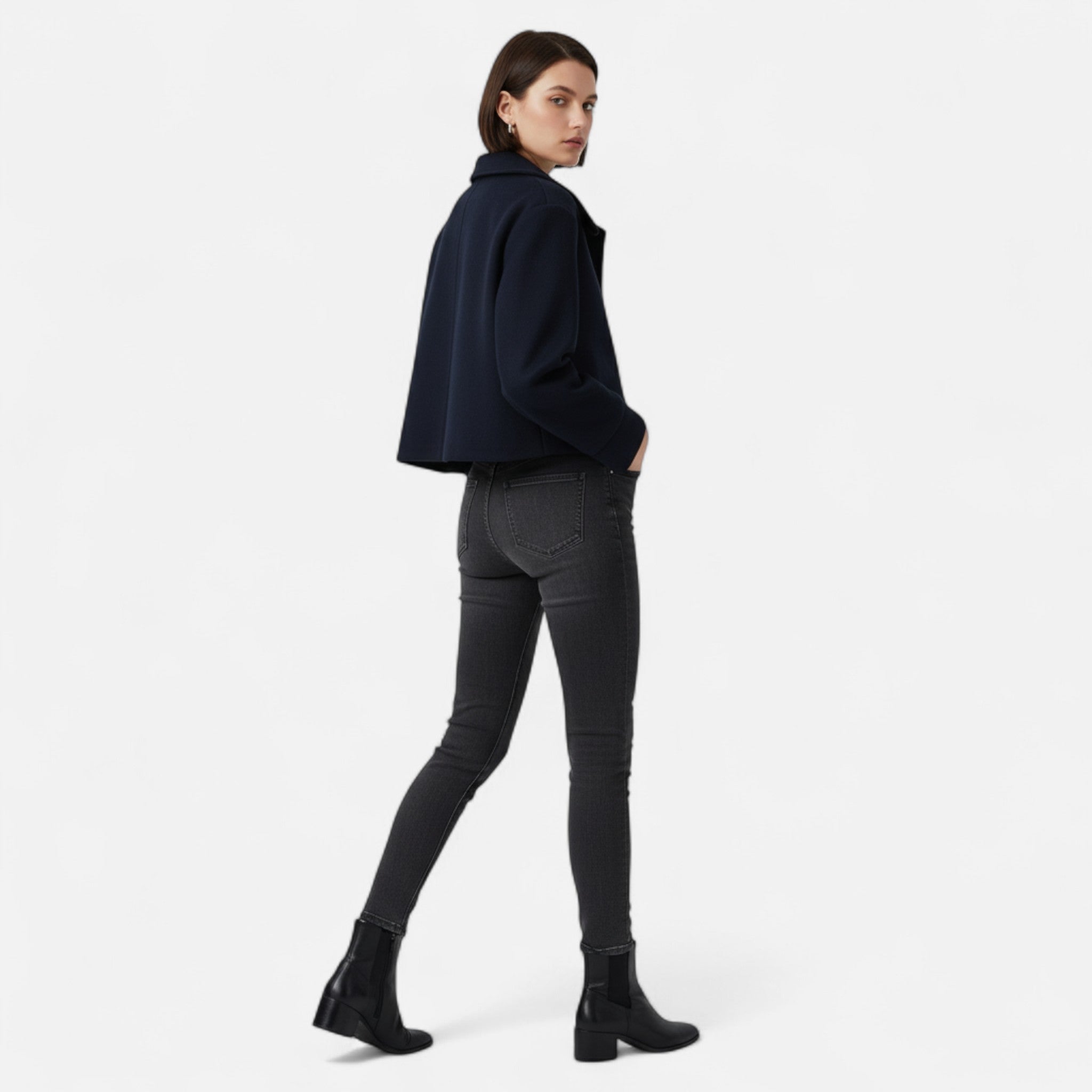 MARANO | Women’s Vintage-Inspired Jacket – Timeless Single Breasted