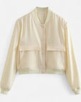 MARANO | Women’s Bomber Jacket – Timeless Minimalist Elegance