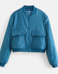 MARANO | Women’s Bomber Jacket – Timeless Minimalist Elegance