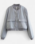MARANO | Women’s Bomber Jacket – Timeless Minimalist Elegance