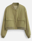 MARANO | Women’s Bomber Jacket – Timeless Minimalist Elegance