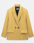 MARANO | Women’s Double-Breasted Blazer – Vintage Notched Elegance